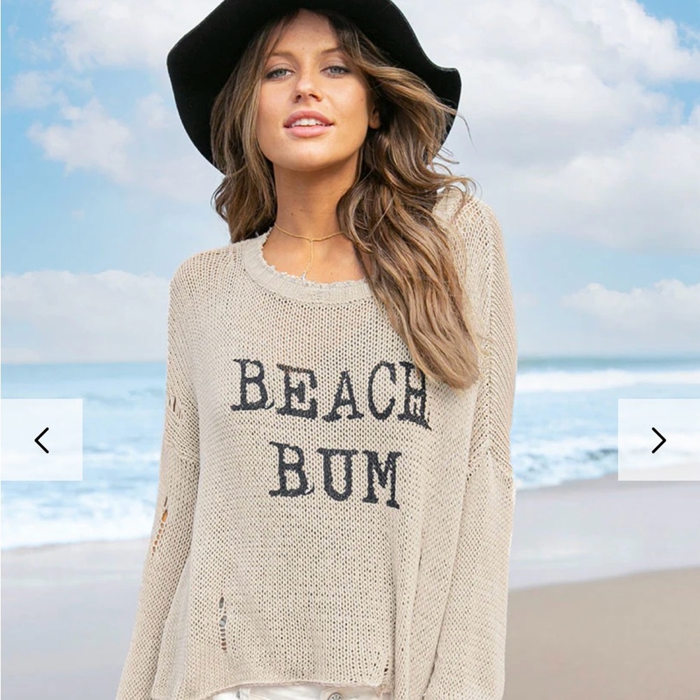 Wooden Ships White Beach Rum Sweater - Picture 3 of 4